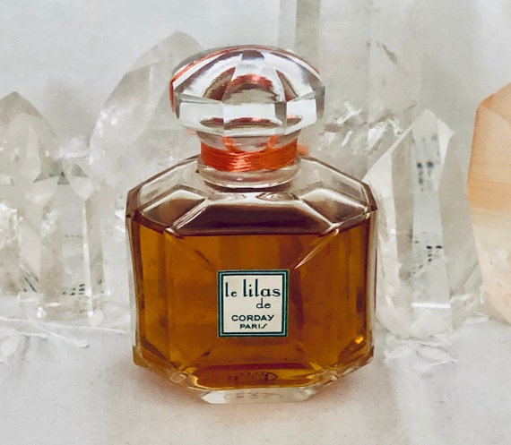 Corday, Le Lilas, 'Lilacs', 50 ml. or 1.76 oz. Flacon, Parfum Extrait, Baccarat, 1928, Paris, France ..