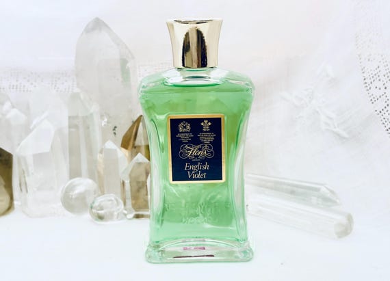 Floris, English Violet, 100 ml. or 3.5 oz. Flacon, Toilet Water, 1919, 1970, London, England ..