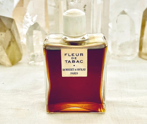 Robert d'Avray, Fleurs de Tabac, Tobacco Flowers, 15 ml. or 0.5 oz. Flacon, Parfum Extrait, 1945, Paris, France ..