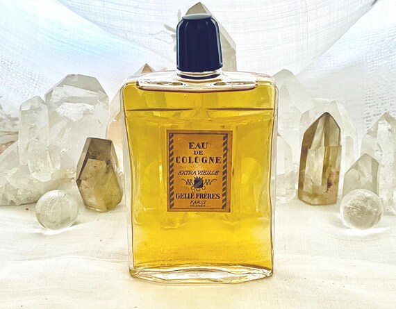 Gellé Frères, Gelle Brothers, Eau de Cologne Extra Vieille, Extra Old, 120 ml. or 4 oz. Flacon, Eau de Cologne, 1920, 1940, Paris, France ..
