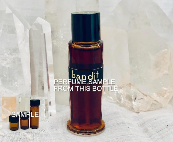 SAMPLE .. Robert Piguet, Bandit, Leather, DECANTED SAMPLE from Flacon, Parfum Extrait, 1944, 1960, Paris, France ..