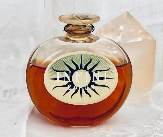 Caron, Infini, 'Infinite', 60 ml. or 2 oz. Flacon, Parfum Extrait, Baccarat, 1912, 1948, Paris, France ..