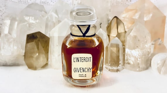 Hubert de Givenchy, L'Interdit, The Forbidden, 30 ml. or 1 oz. Flacon, Parfum Extrait, 1957, Paris, France ..