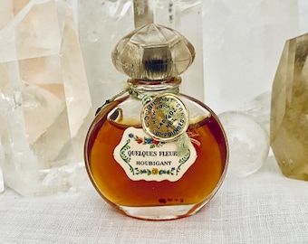 Houbigant, Quelques Fleurs, 'Some Flowers', 7.5 ml. or 0.25 oz. Flacon, Parfum Extrait, 1913, 1965, Paris, France ..