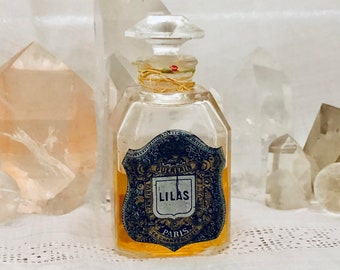 SAMPLE .. Guerlain, Lilas, 'Lilac', DECANTED SAMPLE from Flacon, Parfum Extrait, Flacon Carre, 1934, Paris, France ..