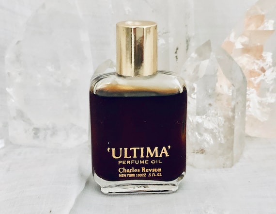 Revlon, Ultima Perfume Oil, 15 ml. or 0.5 oz., Pure Perfume Oil, 1961, New York, NY ..