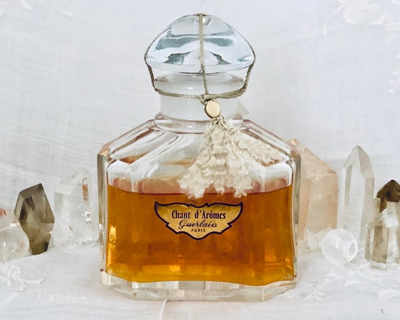 Guerlain, Chant d’Arômes, Chant d'Aromes, 'Song of Scent', 500 ml. or 16.59 oz. Flacon, Parfum Extrait, Quadrilobe Flacon, du Courval, 1962