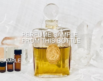 SAMPLE .. Houbigant, La Rose France, 'French Rose', DECANTED SAMPLE from Flacon, Parfum Extrait, 1911, Paris, France ..