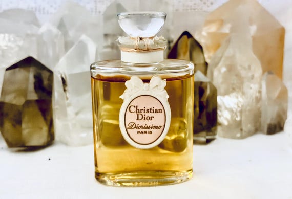Christian Dior, Diorissimo, Lily of the Valley, Muguet, 350 ml. or 1 oz. Flacon,  Parfum Extrait, 1956, Paris, France ..