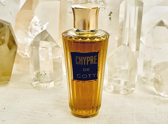 Coty, Chypre, 'Cyprus', 10 ml. or 0.35 oz. Flacon, Parfum Extrait, Lalique, 1917, 1935, Paris, France ..