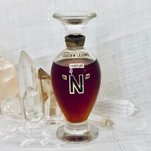 Lucien Lelong, &quot;N&quot;, 60 ml. or 2.03 oz. Flacon, Parfum Extrait, 1936, Paris, France ..