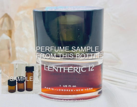 SAMPLE .. Lenthéric, Lentheric, Numero 12, DECANTED SAMPLE from Flacon, Parfum Extrait, 1956, 1960, Paris, France ..