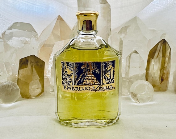 Myrurgia, Embrujo de Sevilla, 'Bewitching Seville', 60 ml. of 2 oz. Flacon, Colonia, Eau de Cologne, 1933, 1970, Barcelona, Spain ..