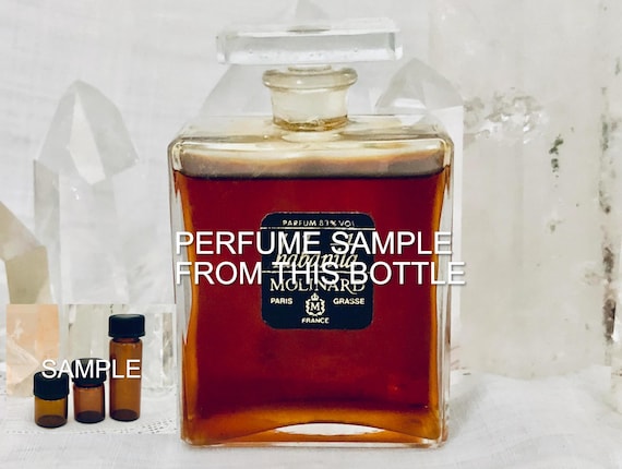 Molinard, Habanita, Tabac, DECANTED SAMPLE From Flacon, Parfum Extrait, 1920, 1940, Paris, France ..