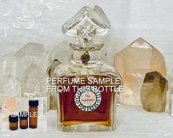 Vintage Shalimar Perfume and Eau De Toilette, 2 Bottles Guerlain