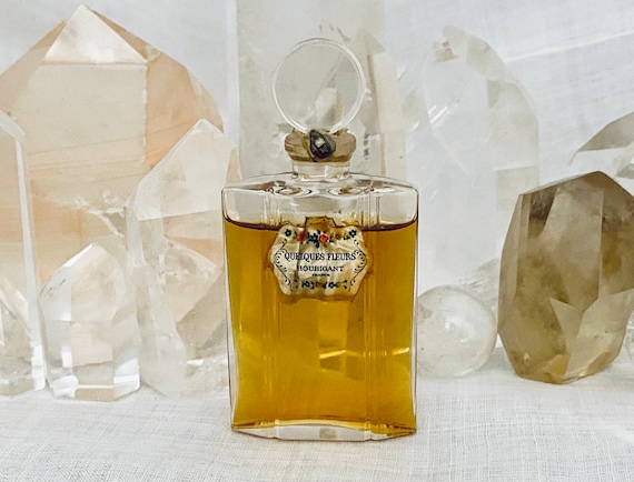 Houbigant, Quelques Fleurs, 'Some Flowers', 15 ml. or 0.5 oz. Flacon, Parfum Extrait, 1913, 1960, Paris, France ..