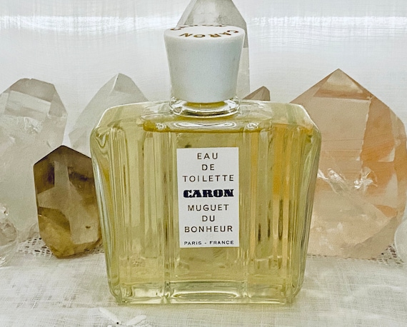Caron, Muguet de Bonheur, 'Lily of Happiness', Lily of the Valley, 120 ml. or 4 oz. Flacon, Eau de Toilette, 1952, 1960, Paris, France ..
