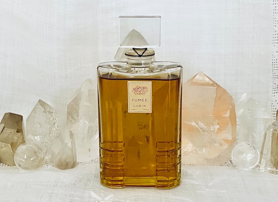 Lubin, Fumée, 'Smoke', Tabac, 120 ml. or 4 oz. Flacon, Parfum Extrait, 1934, Paris, France ..
