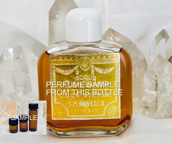 SAMPLE .. Santa Maria Novella, Vetyver, Vetiver, 1 ml. DECANTED SAMPLE from Flacon, Eau de Cologne, 1381, 1960, Florence, Italy ..