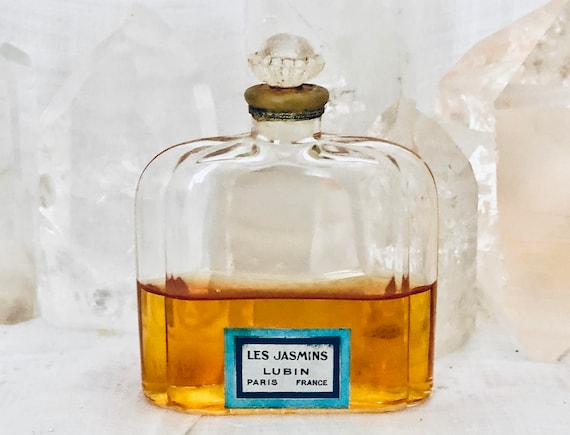 Lubin, Les Jasmins, 'Jasmine', 30 ml. or 1 oz. Flacon, Parfum Extrait, Verrières Julien Viard, 1923, Paris, France ..