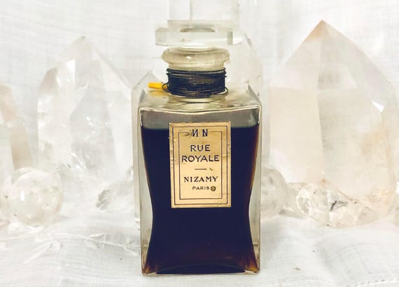 Nizamy, Rue Royale, 'Royal Road', 50 ml. or 1.69 oz. Flacon, Parfum Extrait, 1920, Paris, France ..