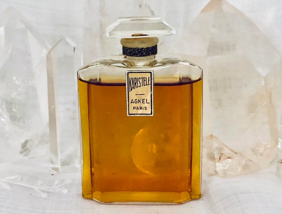 Agnel, Karistele, 30 ml. or 1 oz. Flacon, Parfum Extrait, 1901, 1928, Paris, France ..