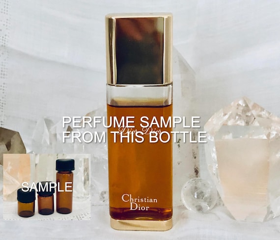 SAMPLE .. Christian Dior, Dior-Dior, DECTANED SAMPLE from Flacon, Parfum Extrait, 1976, Paris, France ..