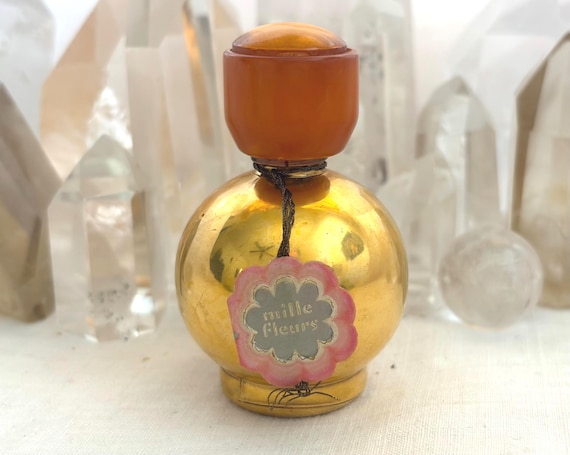 Elizabeth Arden, Mille Fleurs, A Thousand Flowers, 15 ml. or 0.5 oz. Flacon, Parfum Extrait, 1939, Paris, France ..