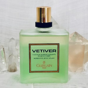 Guerlain, Vetiver, 200 ml. of 6.76 oz Flacon, Refreshing Body Splash, 1980&#39;s, Paris, France ..
