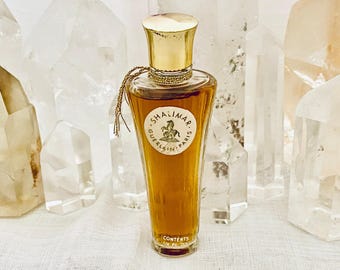 Guerlain, Shalimar, 7.5 ml. or 0.25 oz. Flacon, Parfum Extrait, Flacon Parapluie, 1923, 1960, Paris, France ..