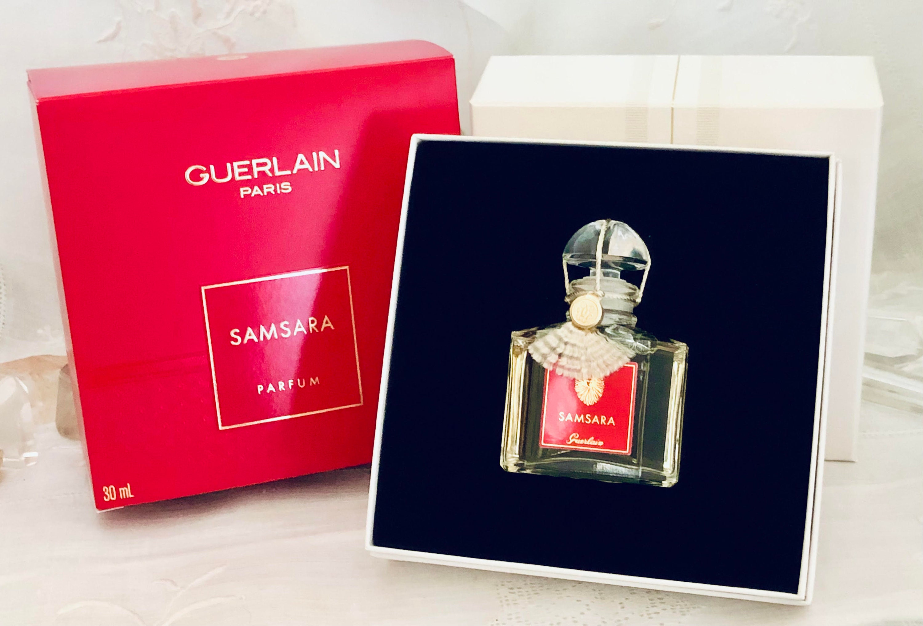 Guerlain, Samsara, 30 Ml. or 1 Oz. Flacon, Parfum Extrait, Flacon