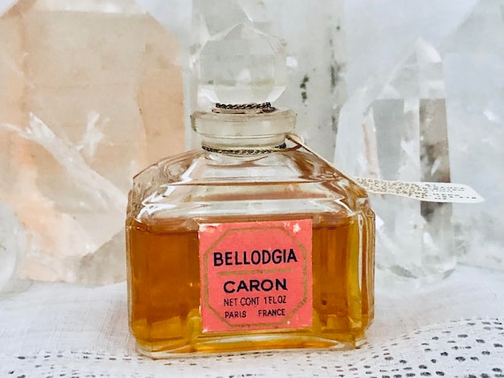 Caron, Bellodgia, 30 ml. or 1 oz. Flacon, Parfum Extrait, Baccarat, 1927, 1960, Paris, France ..