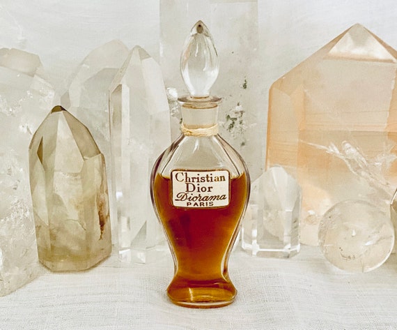 Christian Dior, Diorama, 7.5 ml. or 0.25 oz. Flacon, Parfum Extrait, 1963, Paris, France ..
