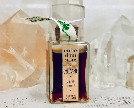 Carven, Robe d'Un Soir, 'Evening Dress', 30 ml. or 1 oz. Flacon, Parfum Extrait, 1947, Paris, France ..