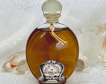 Guerlain, Mitsouko, 90 ml. or 3 oz. Flacon, Eau de Toilette, Flacon Goutte, ‘Etiquette Dauphin’, 1919, 1959, Paris, France ..