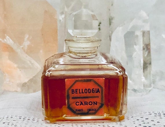 Caron, Bellodgia, 30 ml. or 1 oz. Flacon, Parfum Extrait, Baccarat, 1927, 1970, Paris, France ..