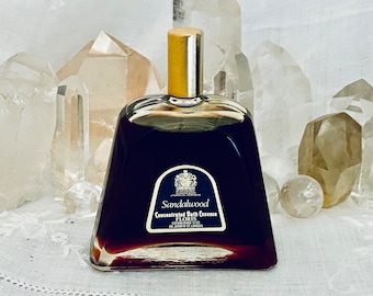 Floris, Sandalwood, 60 ml. or 2 oz. Flacon, Concentrated Bath Essence, 1847, 1968, London, England ..
