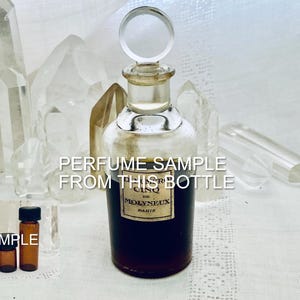 SAMPLE .. Molyneux, Le Numéro Cinq, &#39;Number Five&#39;, DECANTED SAMPLE from Flacon, Parfum Extrait, 1928, Paris, France ..