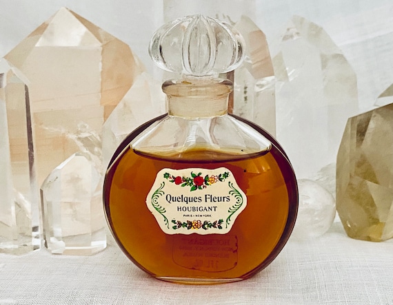 Houbigant, Quelques Fleurs, 'Some Flowers', 30 ml. or 1 oz. Flacon, Parfum Extrait, 1913, 1960, Paris, France ..