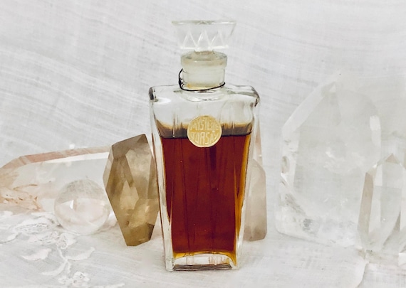 D'Orsay, Mystère, 'Mystery', Leather, 25 ml. or 0.85 oz. Flacon, Parfum Extrait, 1925, 1940, Paris, France ..
