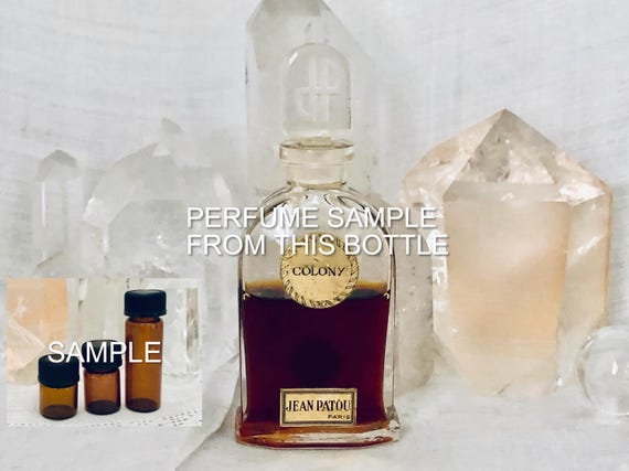 SAMPLE .. Jean Patou, Colony, Leathery Chypre, DECANTED SAMPLE from Flacon, Parfum Extrait, 1938, Paris, France ..