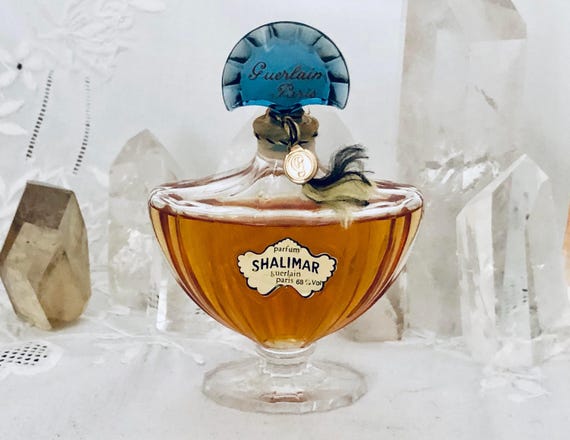 Guerlain, Shalimar, 30 ml. or 1 oz. Flacon, Parfum Extrait, Flacon Chauve Souris, 1925, 1993, Paris, France ..