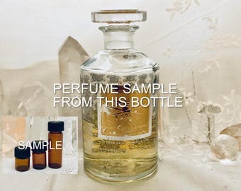 SAMPLE .. Creed, Fleur de Thé Rose Bulgare, 'Flower of Bulgarian Tea Rose', Eau de Parfum, DECANTED SAMPLE from Flacon, 1895, 1999, Paris,