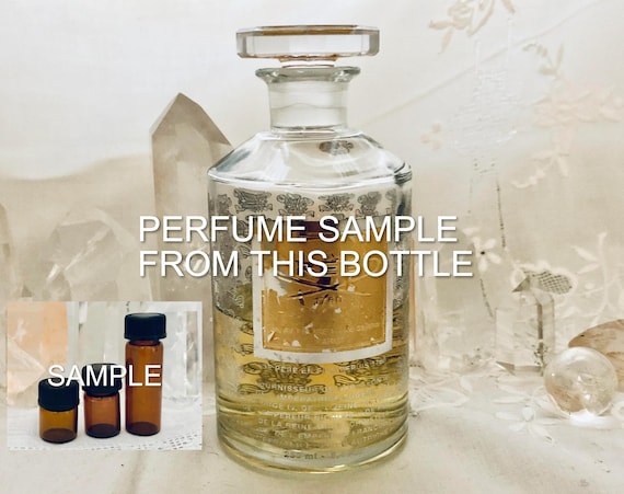 SAMPLE .. Creed, Fleur de Thé Rose Bulgare, 'Flower of Bulgarian Tea Rose', Eau de Parfum, DECANTED SAMPLE from Flacon, 1895, 1999, Paris,
