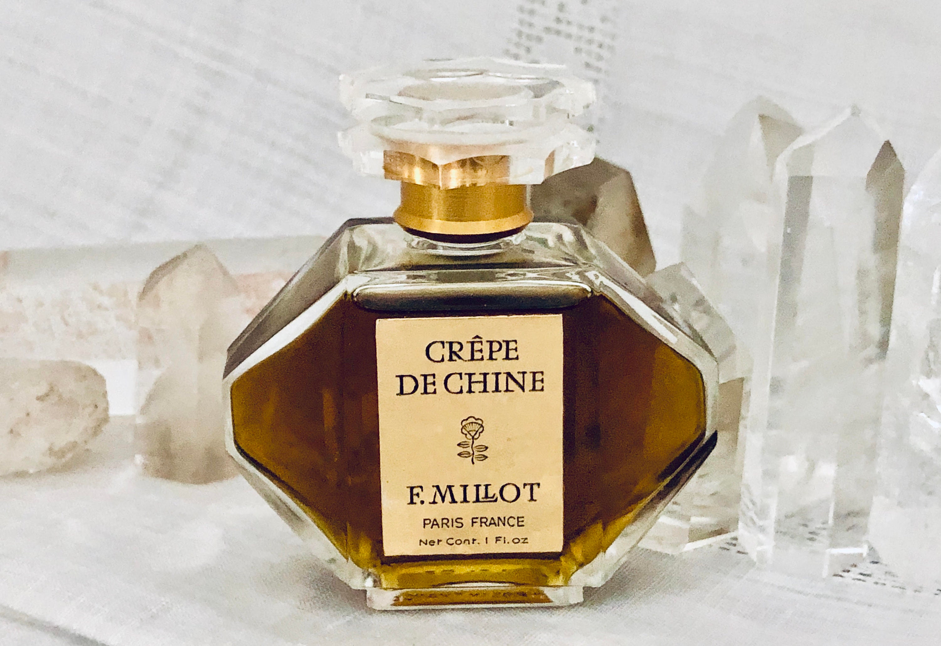 F. Millot, Crêpe De Chine, 'chinese Silk', 30 Ml. or 1 Oz F. Millot, Crêpe De Chine, 'chinese Silk', 30 Ml. or 1 Oz
