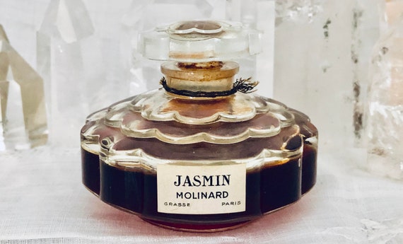 Molinard, Jasmin, Jasmine, 50 ml. or 1.69 oz. Flacon, Parfum Extrait, 1860, 1923, Paris, France ..