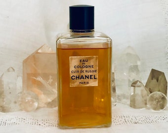 Chanel, Cuir de Russie, 'Russian Leather', 200 ml. or 6.76 oz. Flacon, Eau  de Cologne, 1924, 1940, Paris, France ..