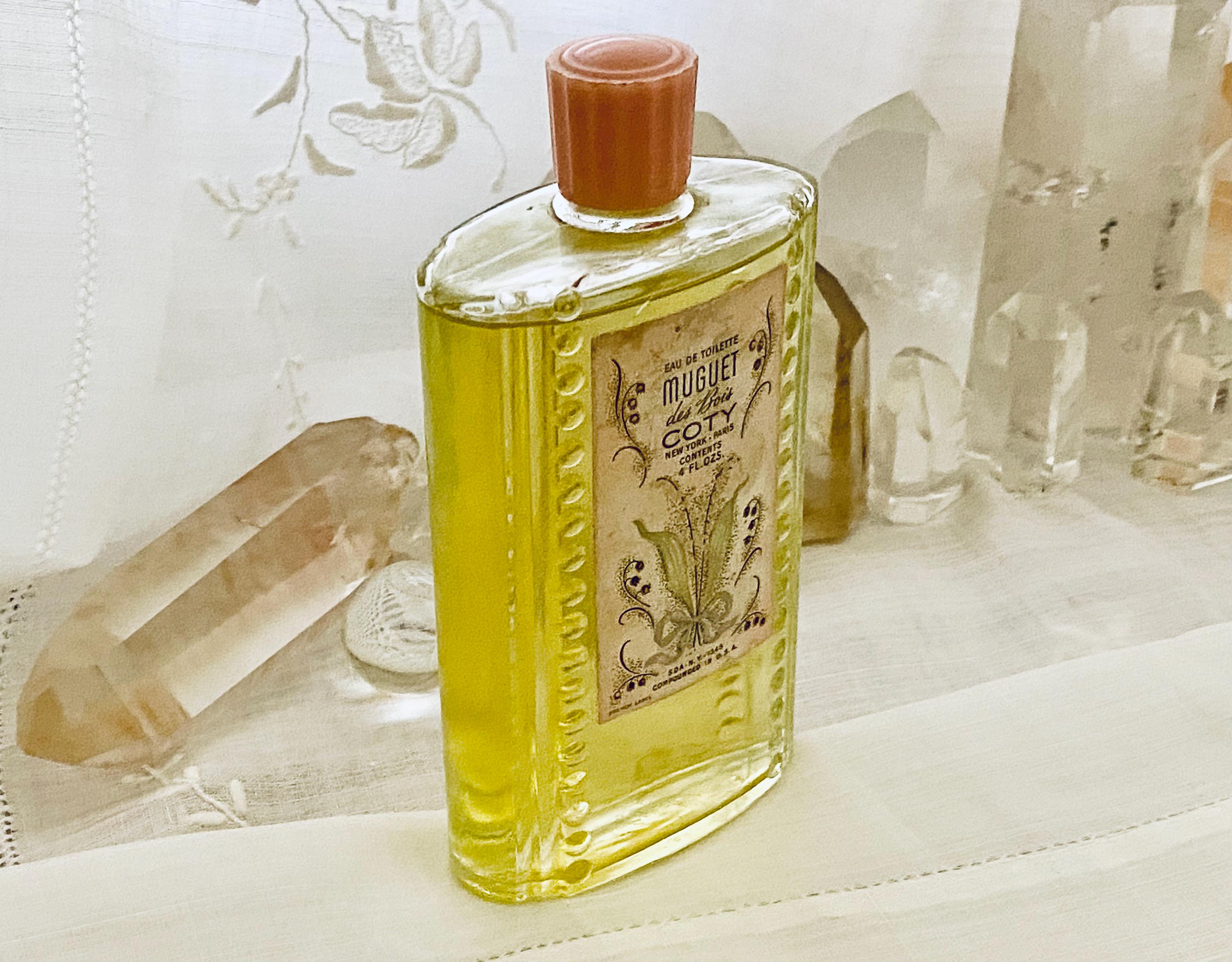 Coty, Muguet Des Bois, Lily of the Valley, 120 Ml. or 4 Oz. Flacon