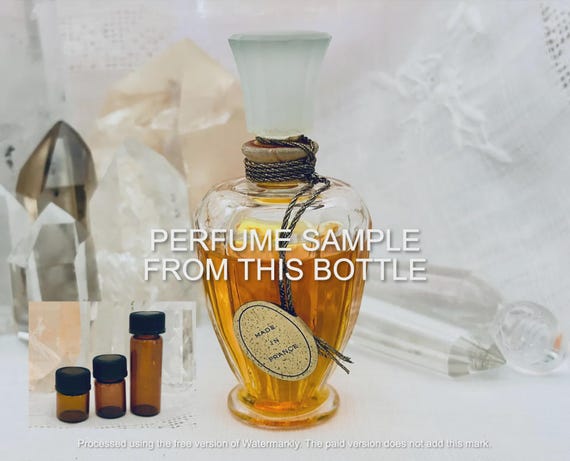 SAMPLE .. Paul Boyer, Pecheresse, 'Sinner', DECANTED SAMPLE from Flacon, Parfum Extrait, 1940, Paris, France ..