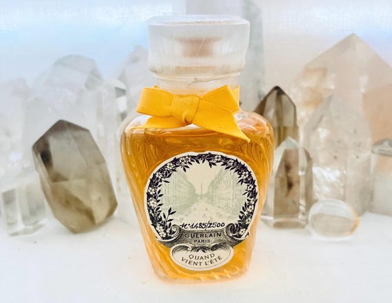 Guerlain, Quand Vient L'Été, 'When Summer Comes', 80 ml. or 2.7 oz. Flacon, Eau de Toilette, Ltd. Ed., Flacon Fleuri, 1920, 1998, Paris ..